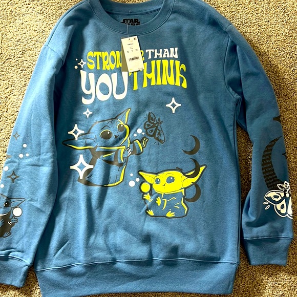 Baby Yoda fleece sweatshirt - Picture 1 of 5
